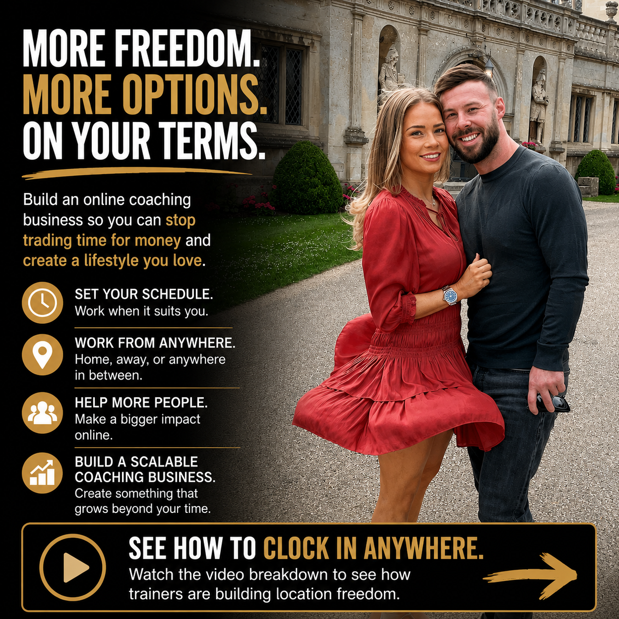 Adam Hayley - Online Trainer Education Facebook ad: Start an Online Fitness Coaching Business