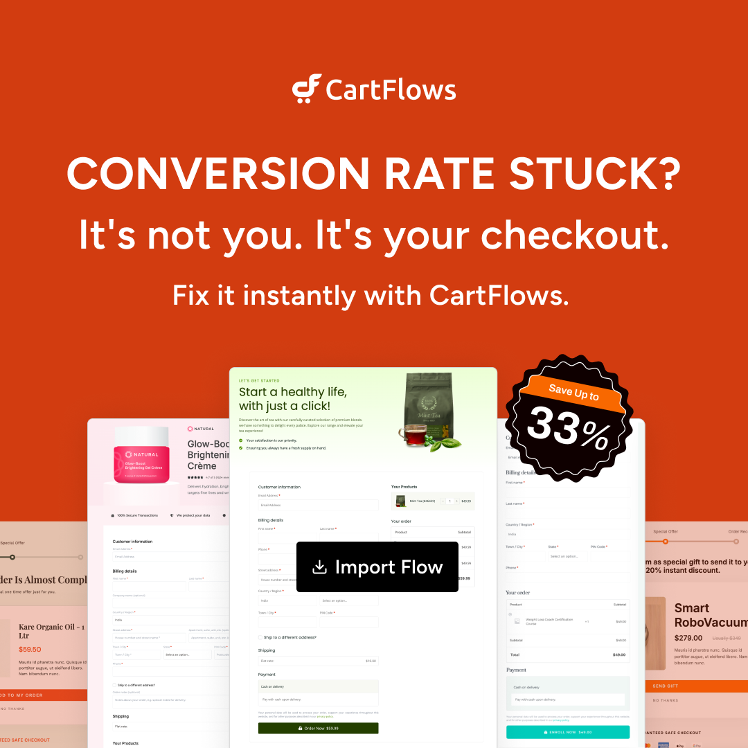 CartFlows Facebook ad