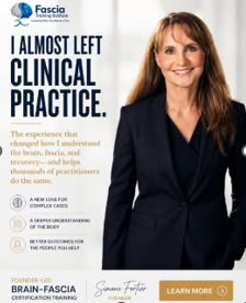 Fascia Training Institute Facebook ad: Clinical research and education at the intersection of…