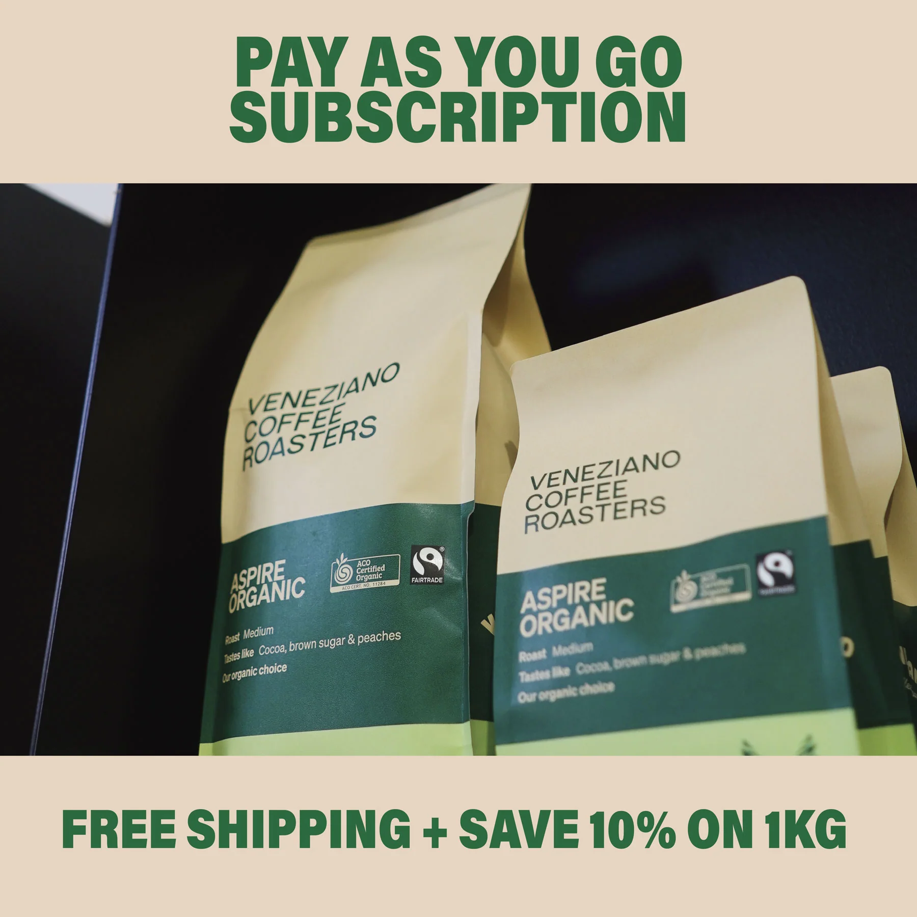 Veneziano Coffee Roasters Facebook ad