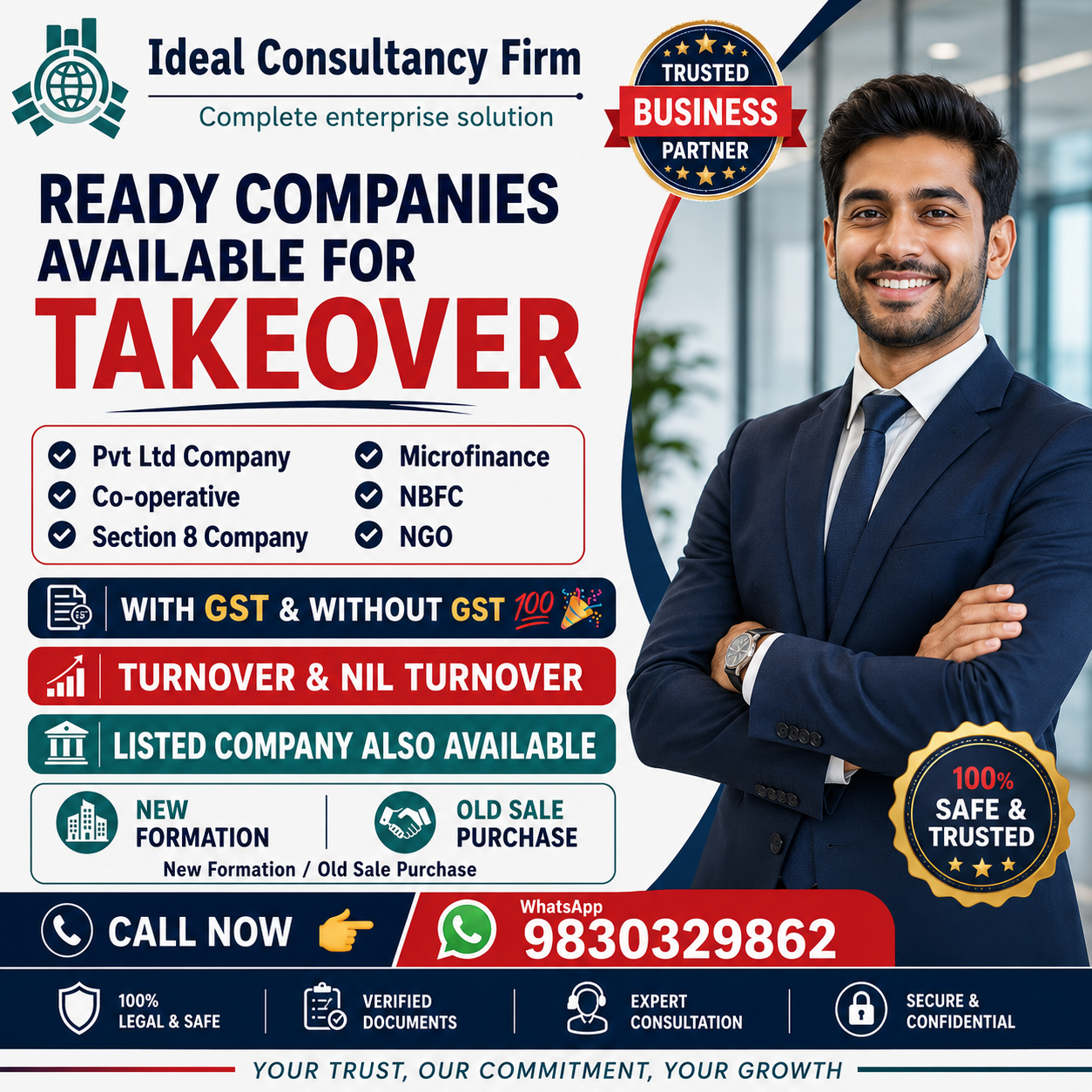 Ideal Marketing & Consultancy Facebook ad: Old Company Sale & Purchase