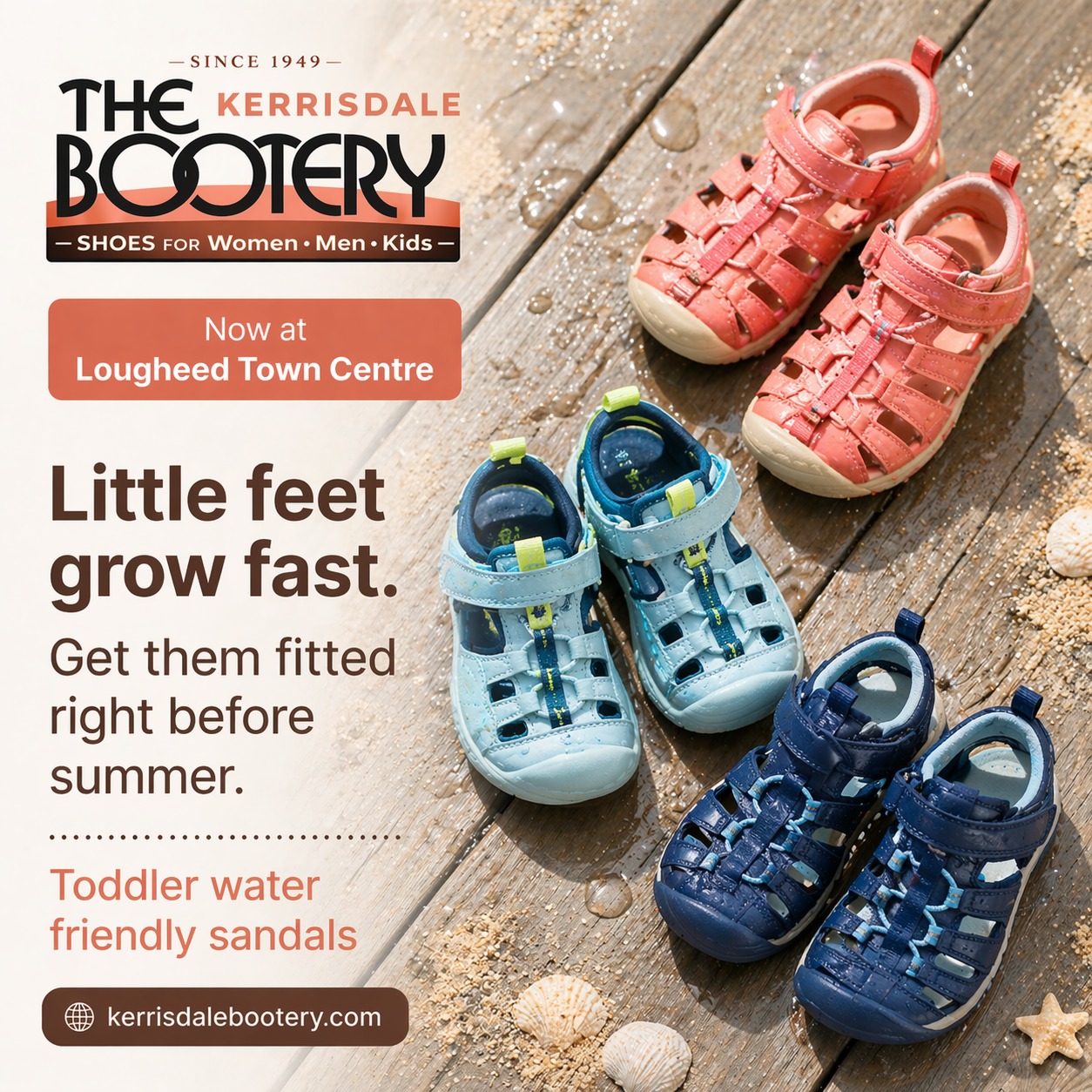 Kerrisdale Bootery Facebook ad