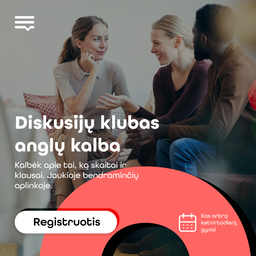 Language Coaching Facebook ad: Pradėk Kalbėti Angliškai