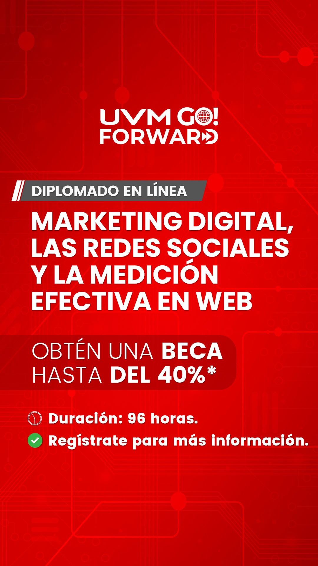 UVM Campus en Línea Facebook ad