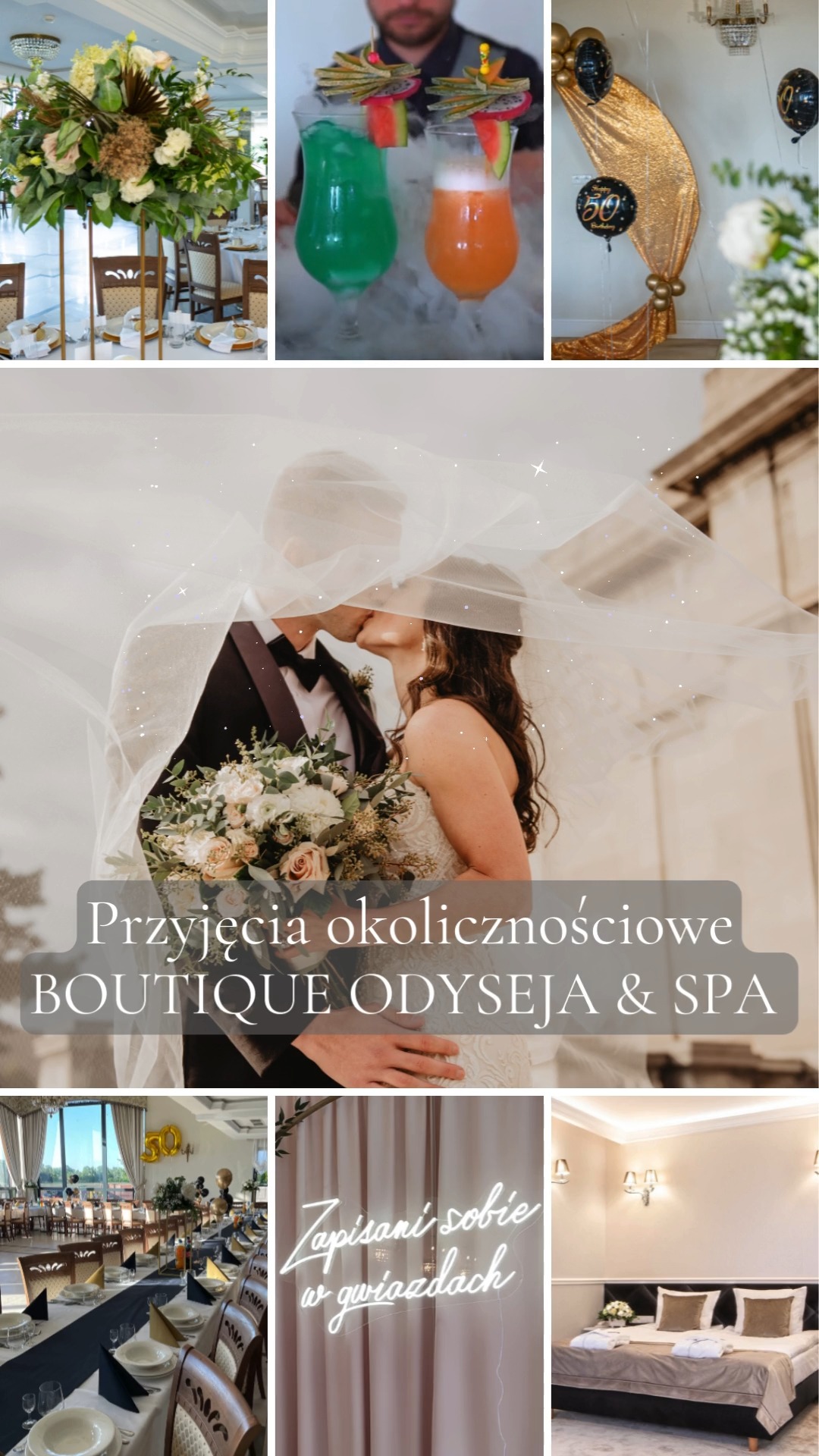 Boutique Odyseja & SPA Facebook ad: Wyjątkowe przyjęcia w Boutique Odyseja & SPA!