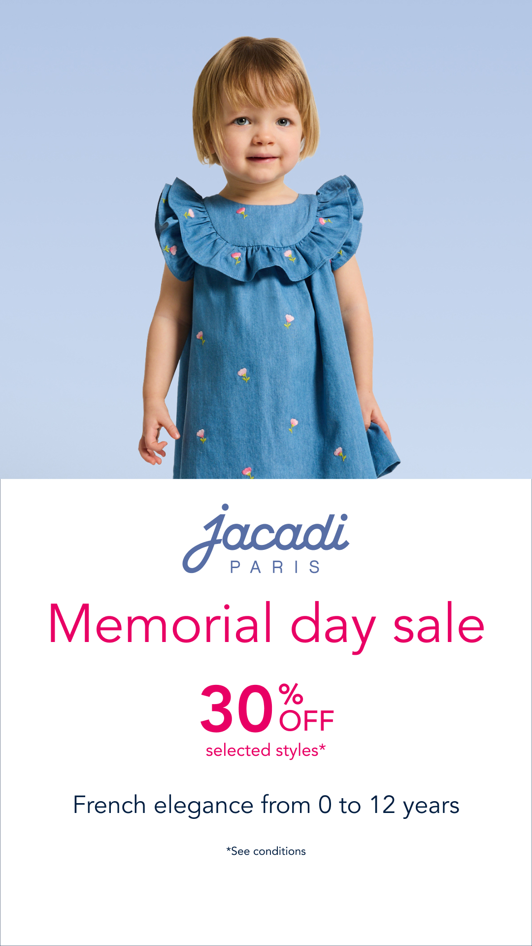 Jacadi Facebook ad