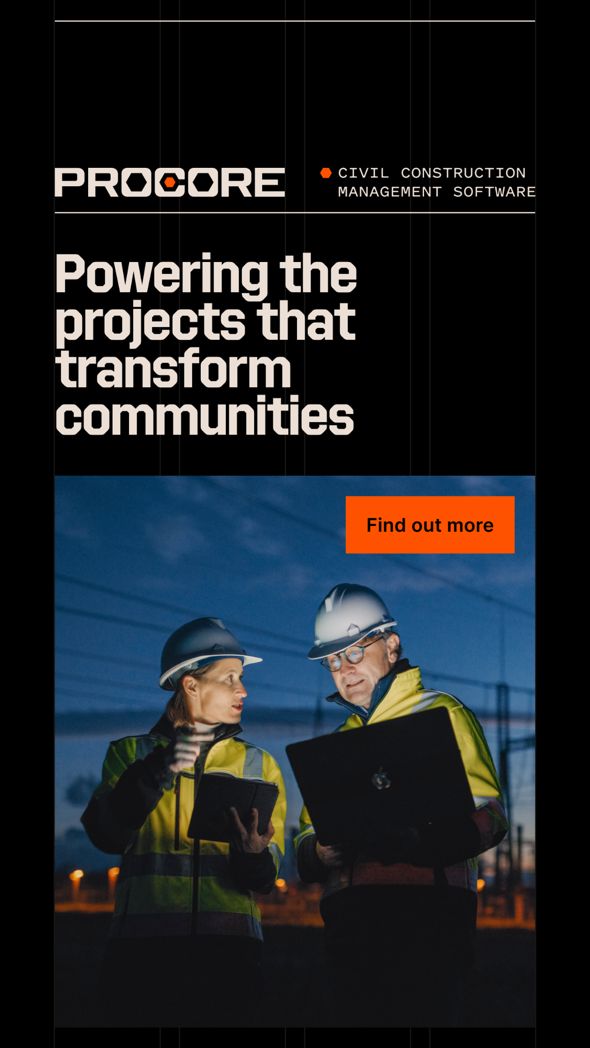 Procore Technologies Facebook ad