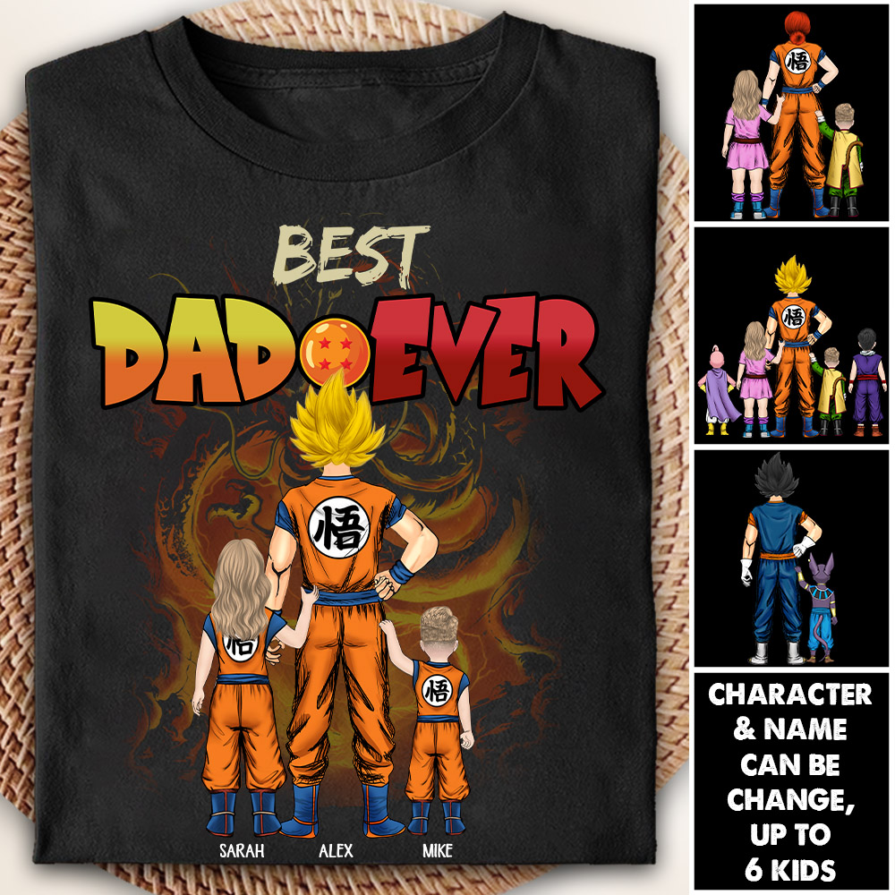 InterestPod Facebook ad: Personalized Best Dad Ever Shirt - Dragon Dad Custom Shirt…
