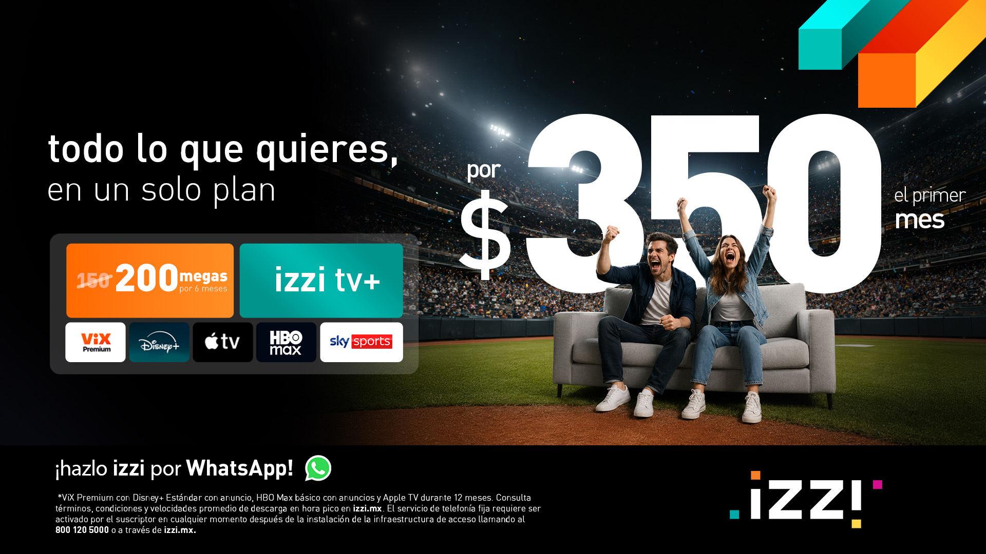 izzi telecom Facebook ad
