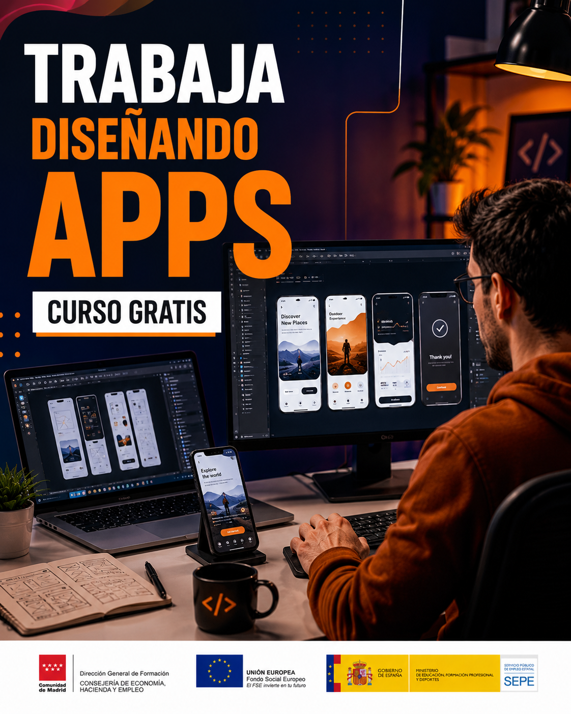 ADF-Formacion Facebook ad: Fórmate en desarrollo y diseño web