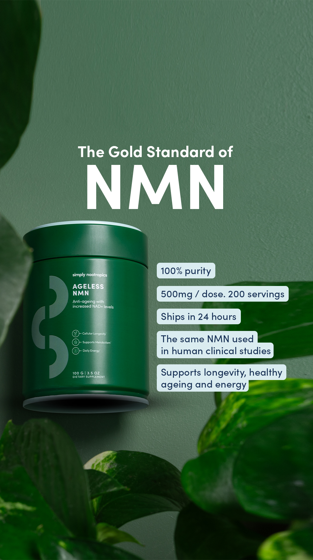 Simply Nootropics Facebook ad