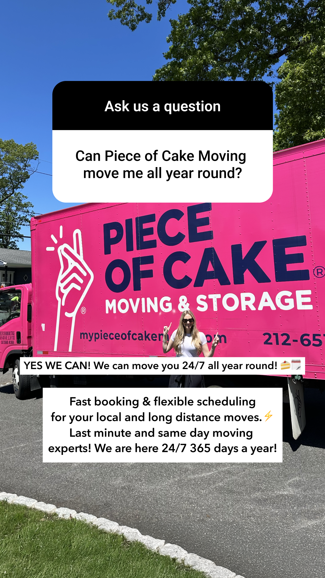 Piece of Cake Moving & Storage Facebook ad