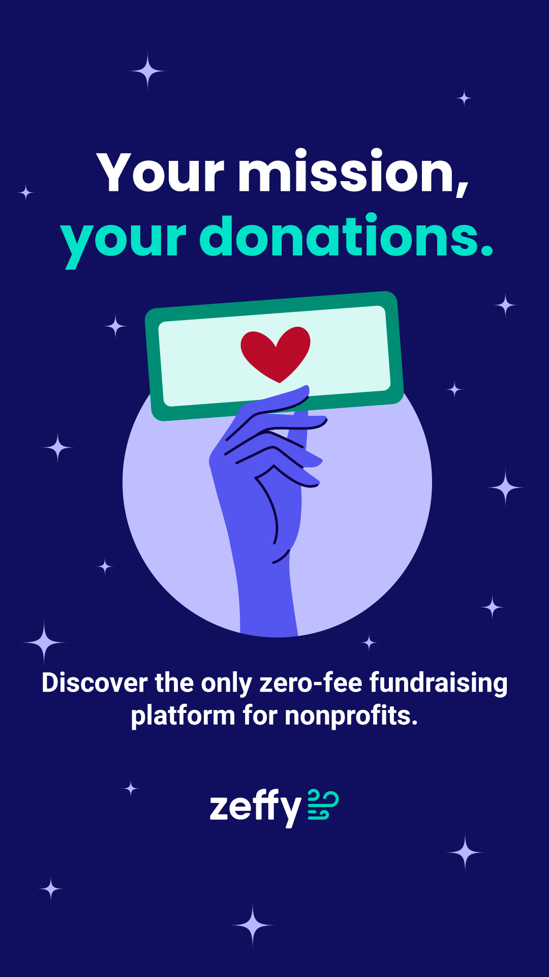 Zeffy Facebook ad