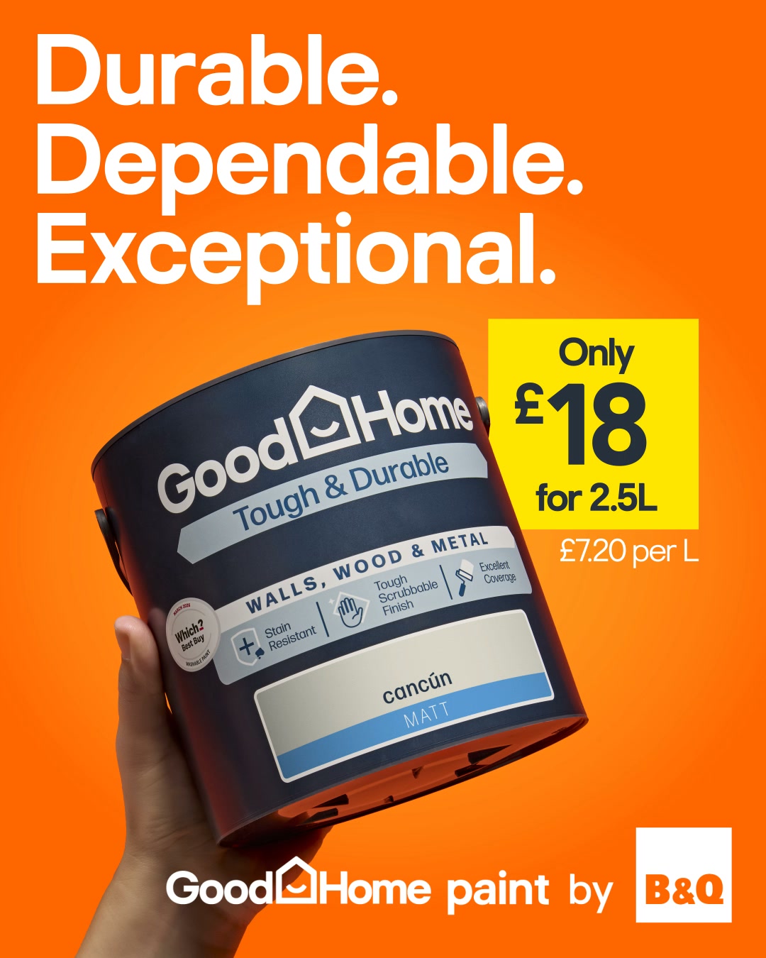 B&Q Facebook ad from Aug 10, 2026