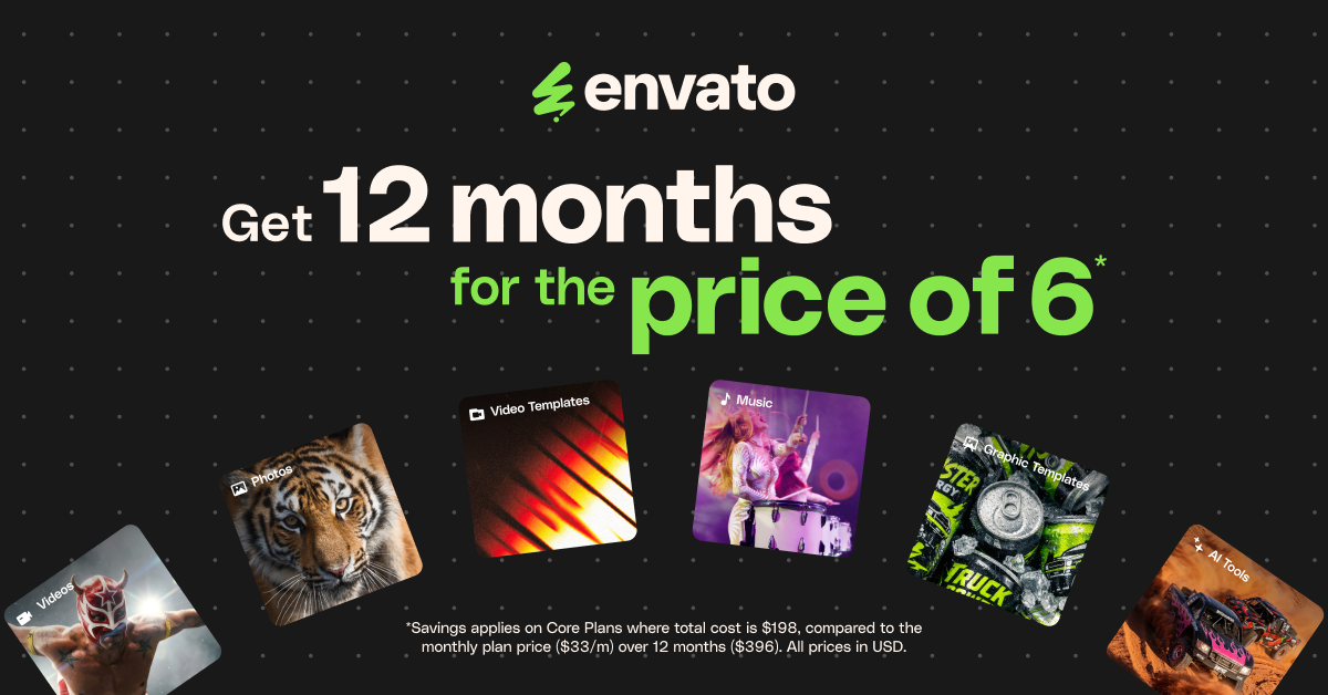 Envato Facebook ad