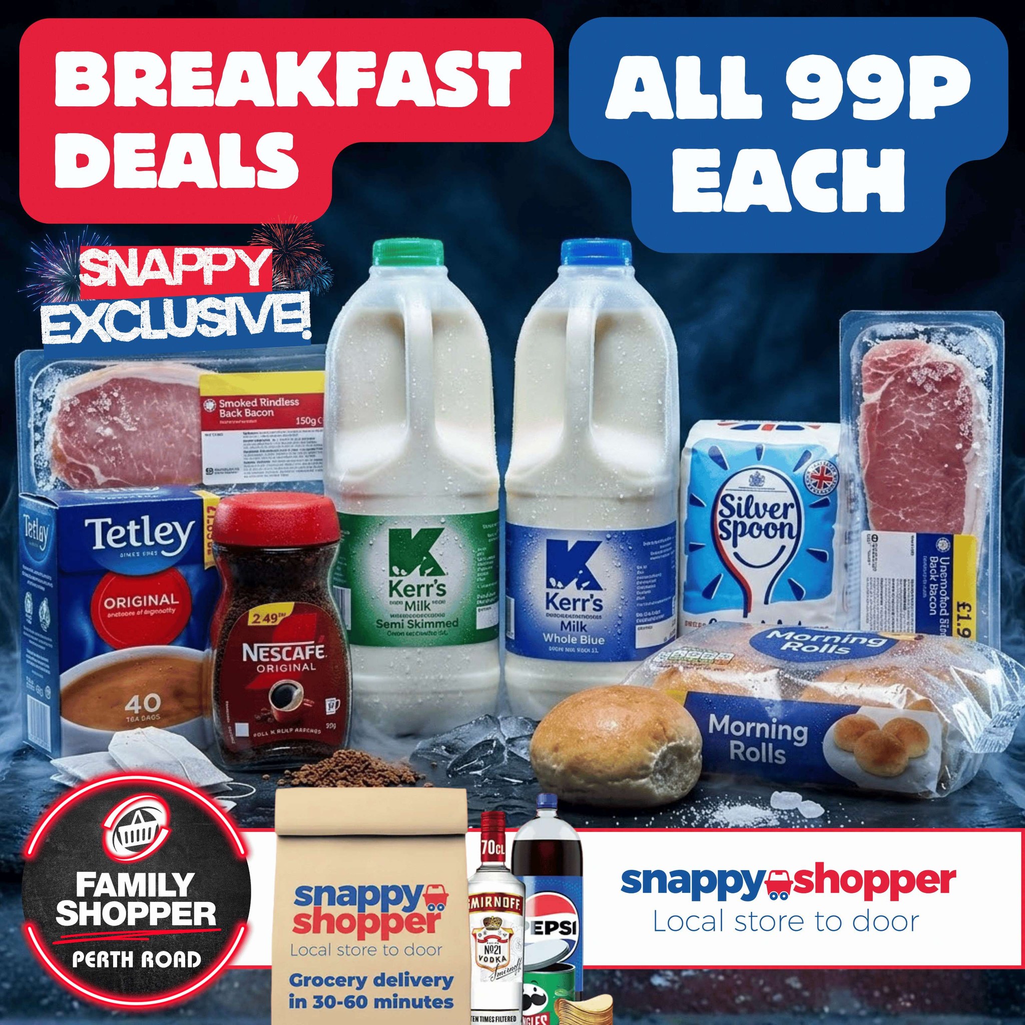 Family Shopper - Perth Road Facebook ad: Breakfast just got a whole lot better