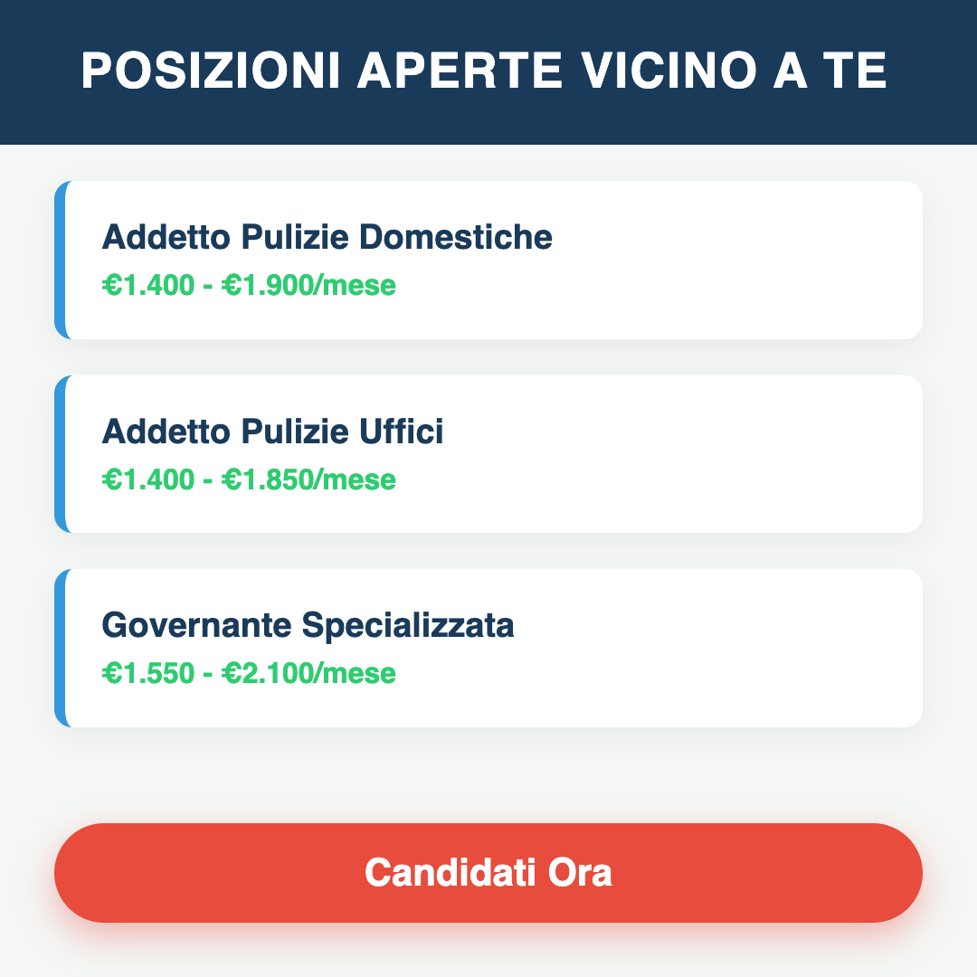 Jobs & Careers Facebook ad: Offerte di lavoro vicino a te