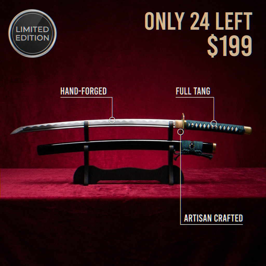 Katana Sword Facebook ad