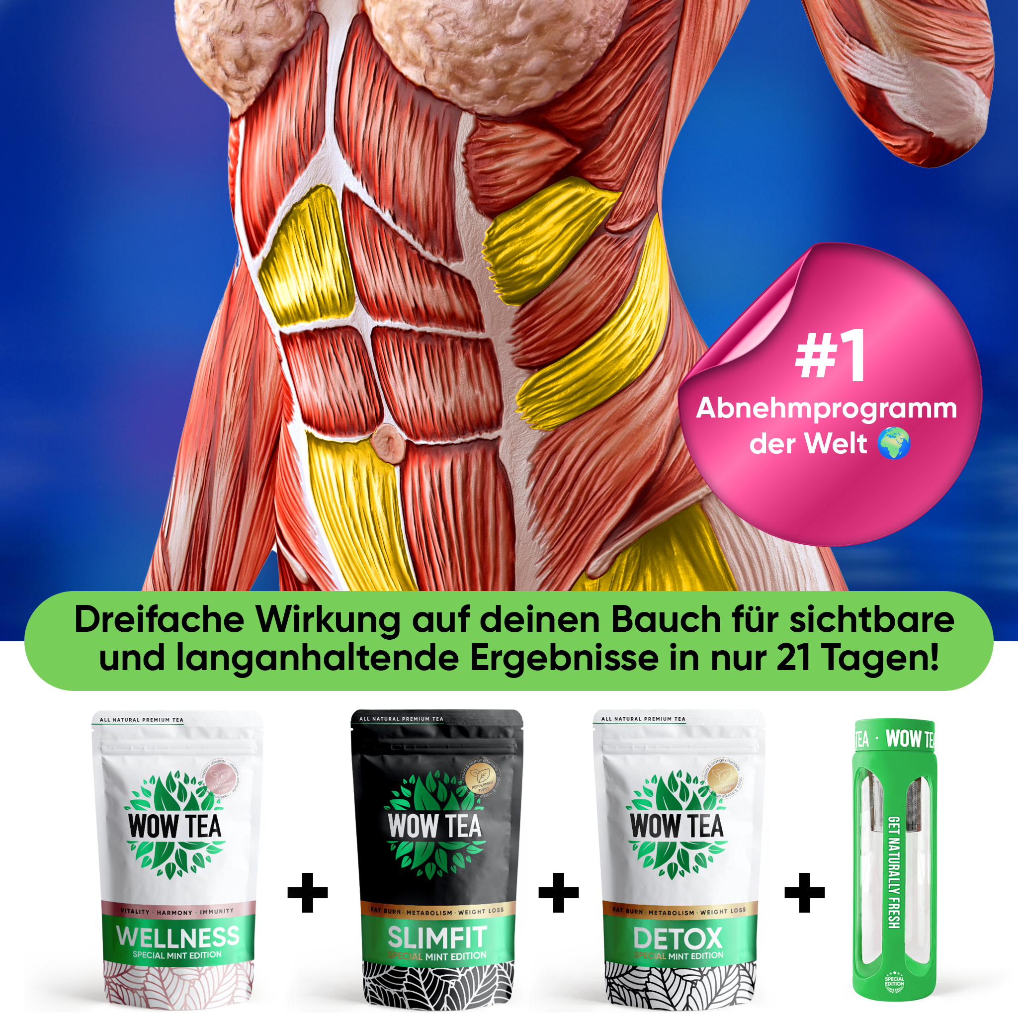 WOW TEA Switzerland Facebook ad