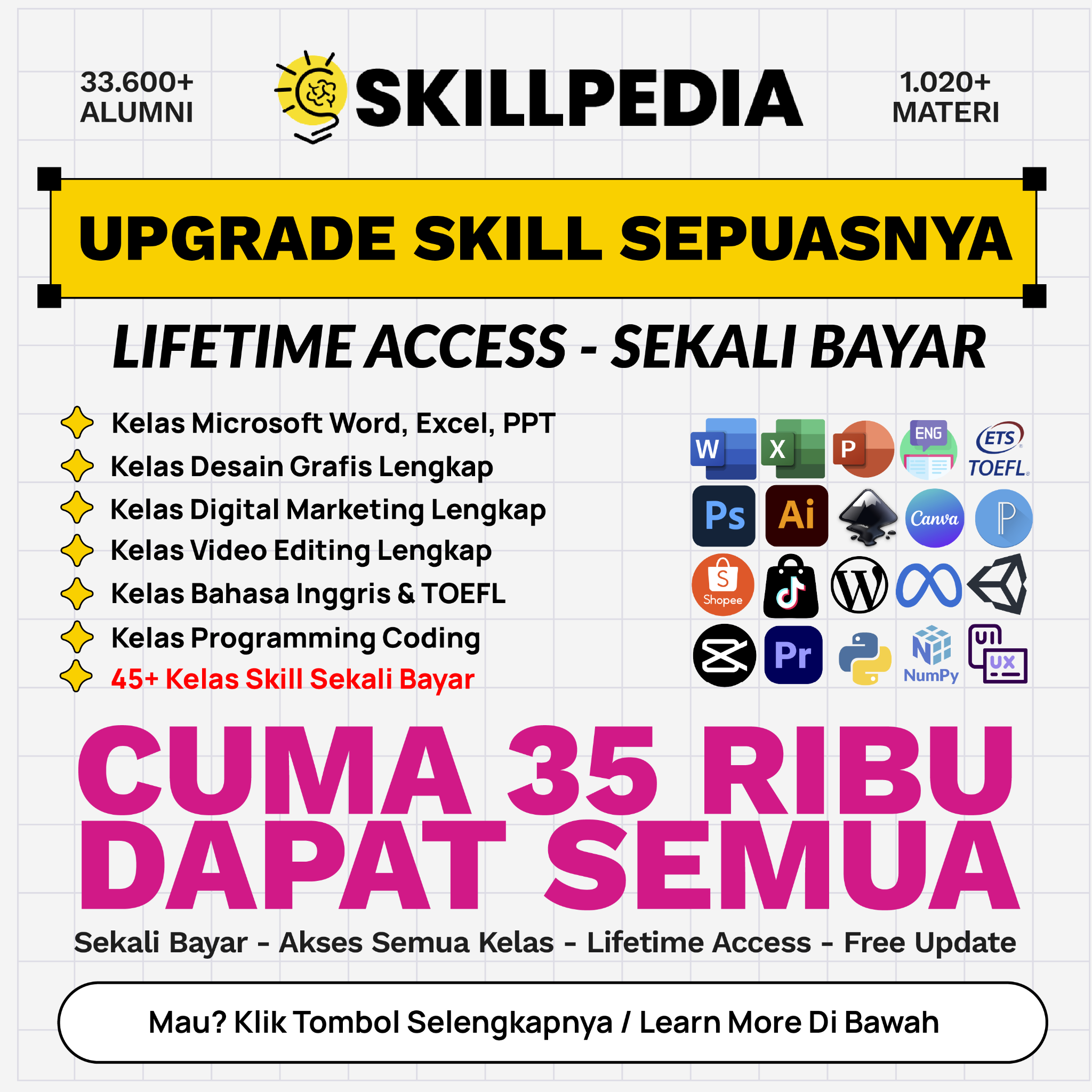 Skillpedia.id Facebook ad