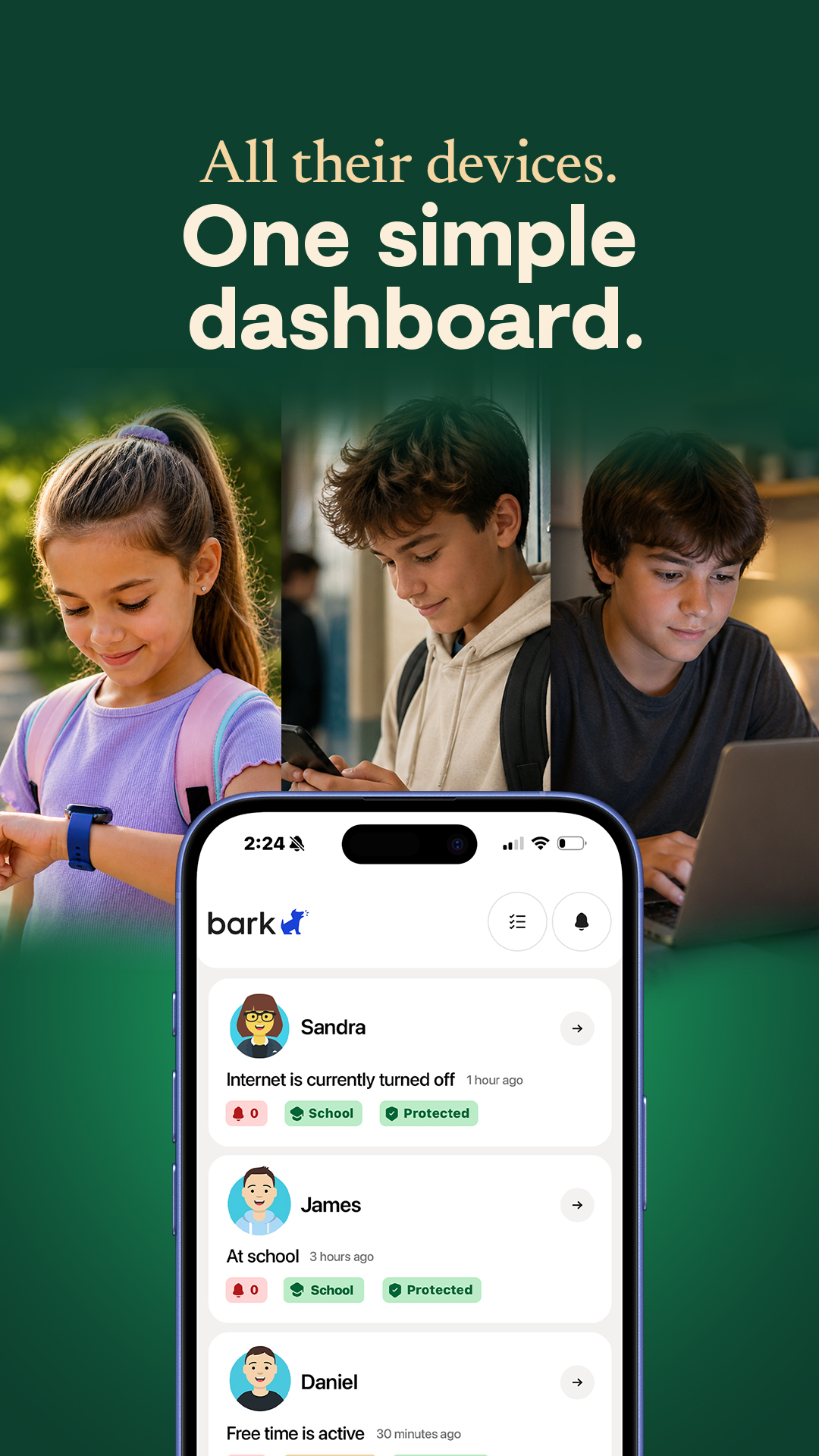 Bark - Parental Controls Facebook ad