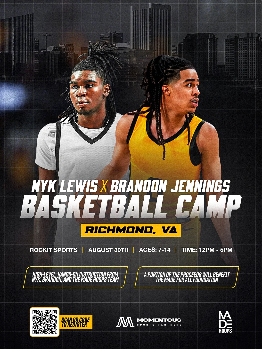 MADE Hoops Facebook ad from Aug 5, 2026
