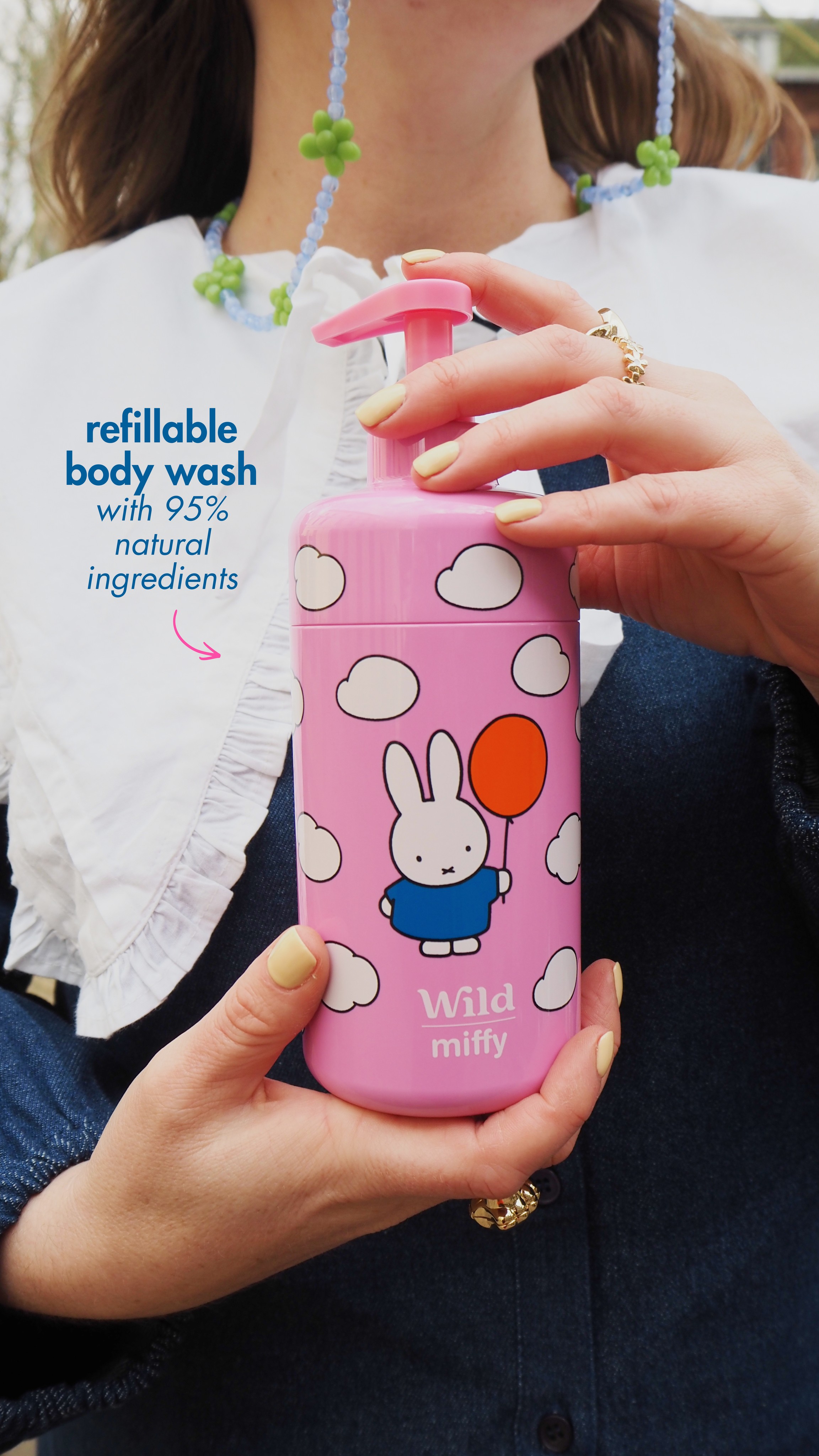 Wild Facebook ad: Miffy x Wild Body Wash Case is here!