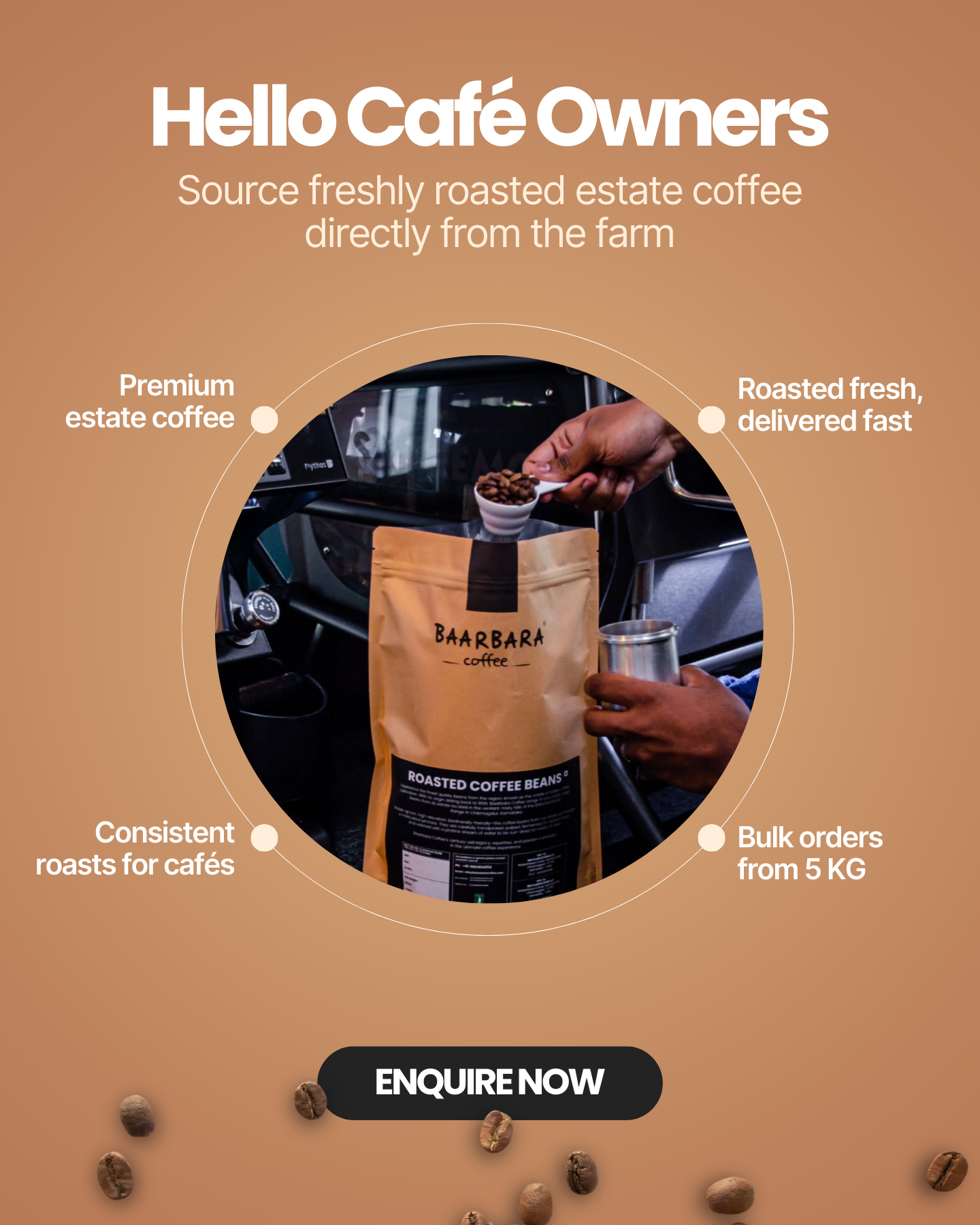 Baarbara Coffee Facebook ad