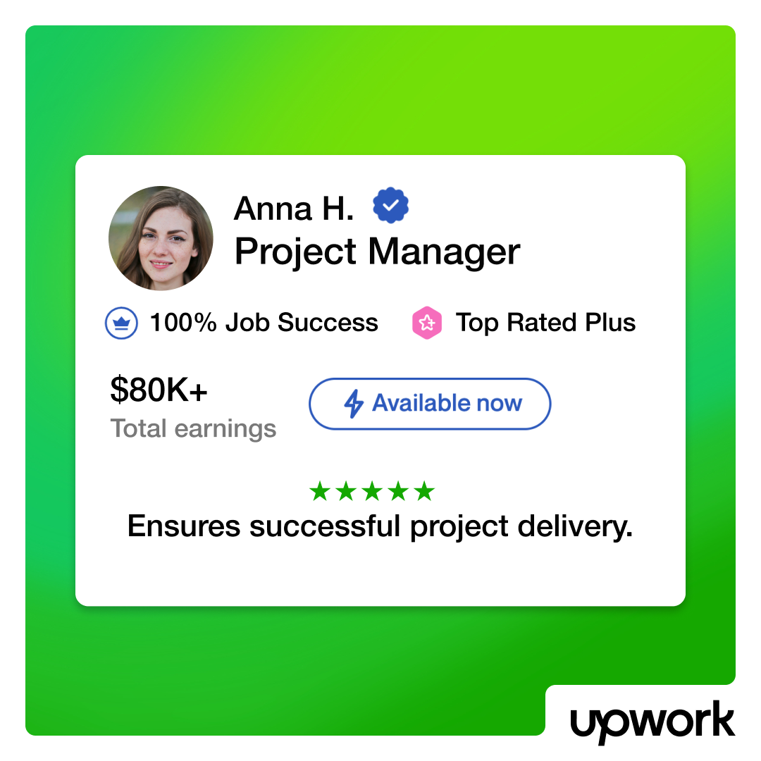 Upwork Facebook ad
