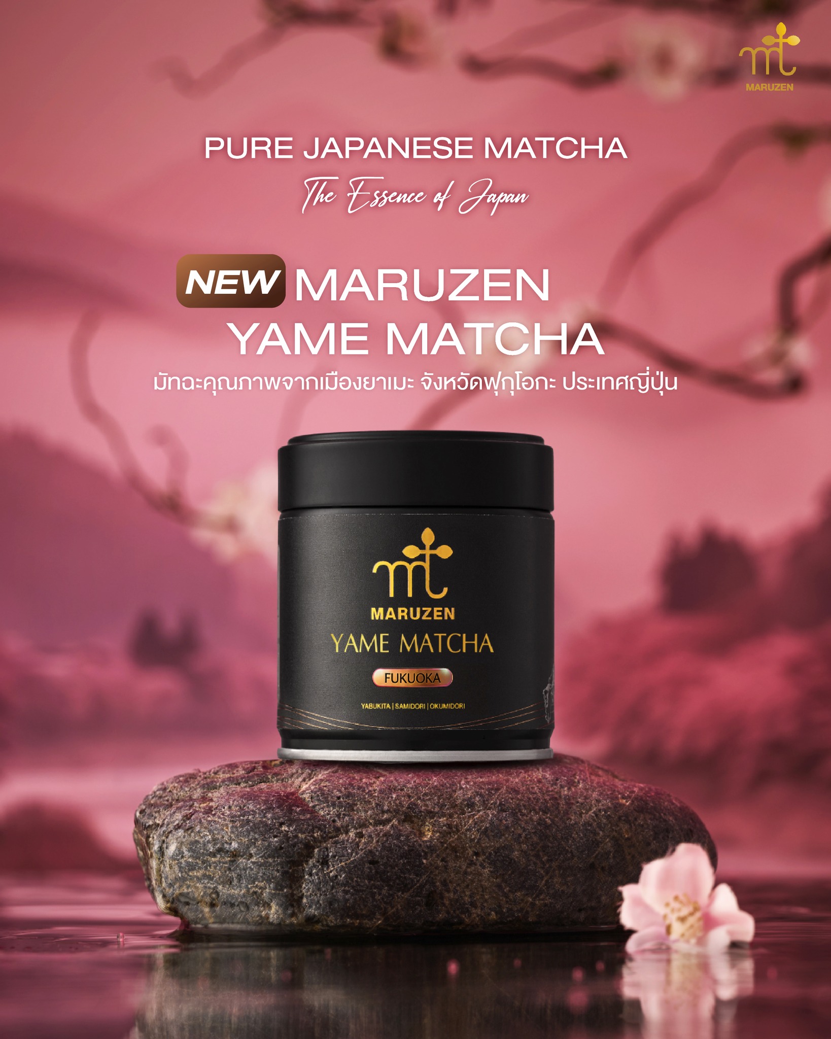Singha Park The Matter Of Tea Facebook ad: Maruzen Yame Matcha มัทฉะจากจังหวัดฟุกุโอกะ ประเทศญี่ปุ่น…