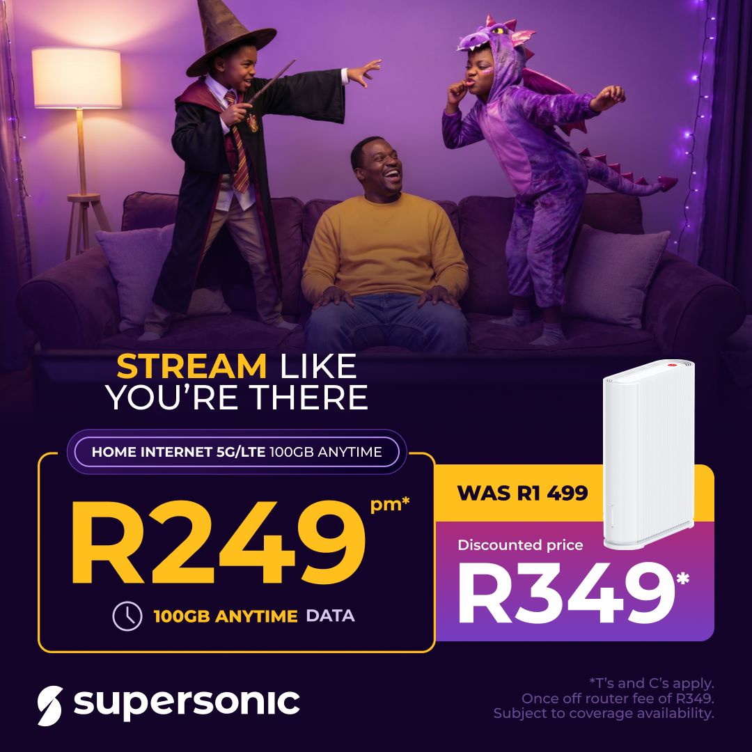 Supersonic Fibre Facebook ad