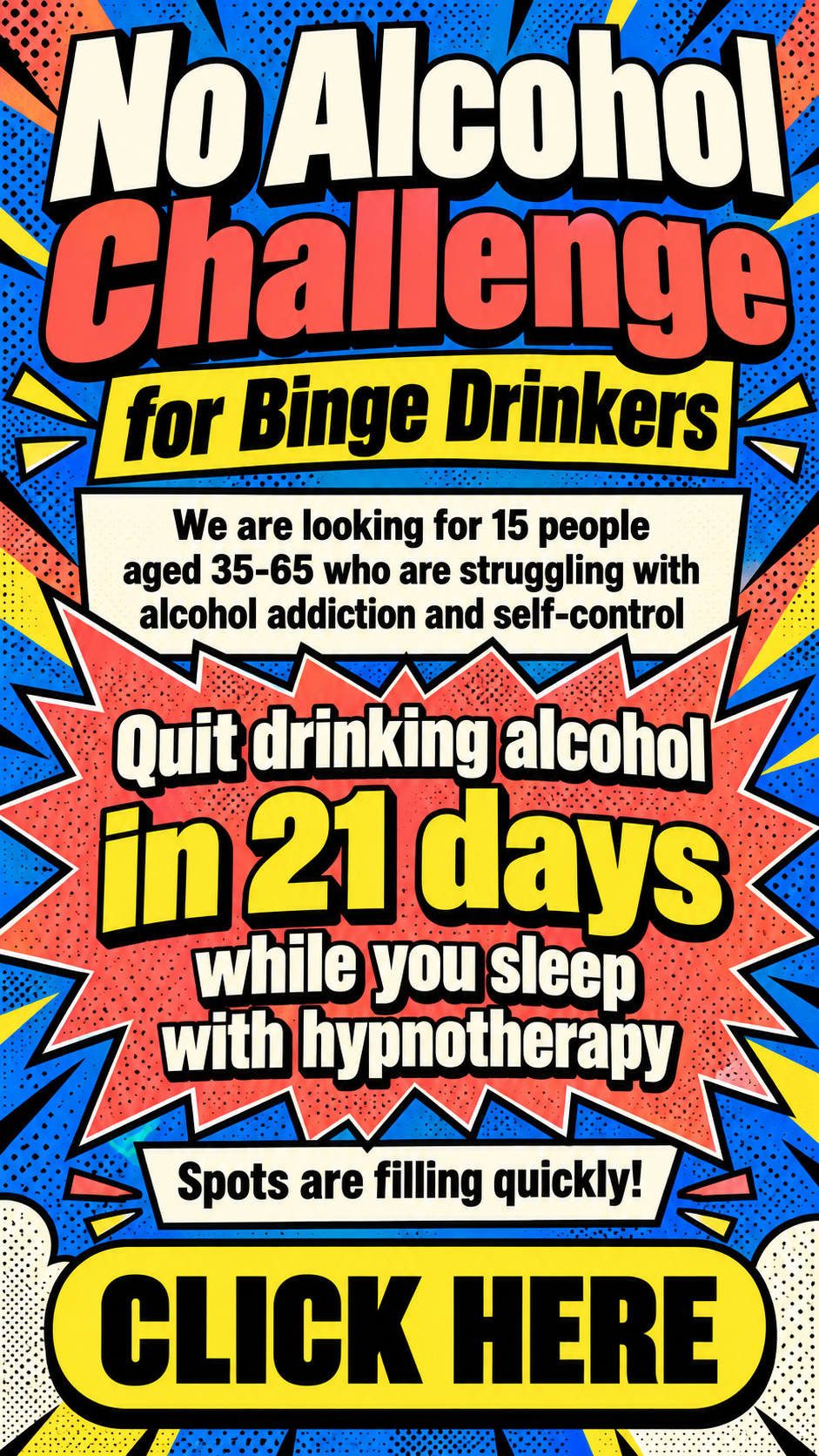 Mindful Drinking Community Facebook ad: Stop trying. Start reprogramming.