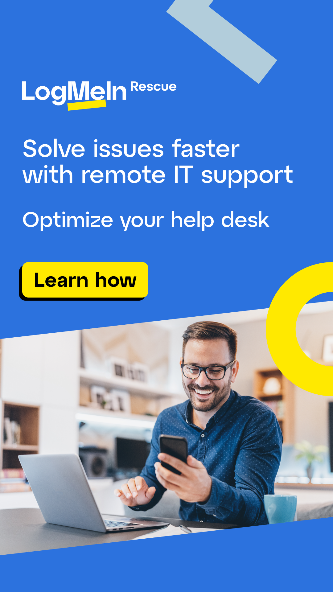 LogMeIn Facebook ad from Feb 23, 2026