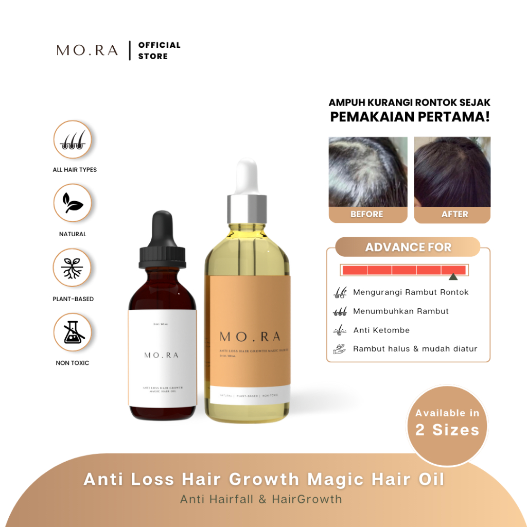 Moraessentials Facebook ad: Rambut kering, kusut, atau bercabang?