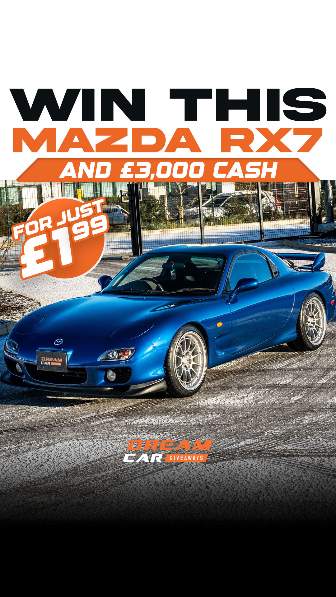 Dream Car Giveaways Facebook ad