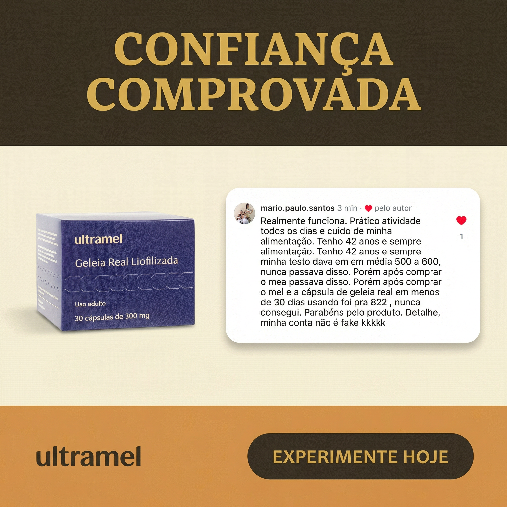 Ultramel Facebook ad