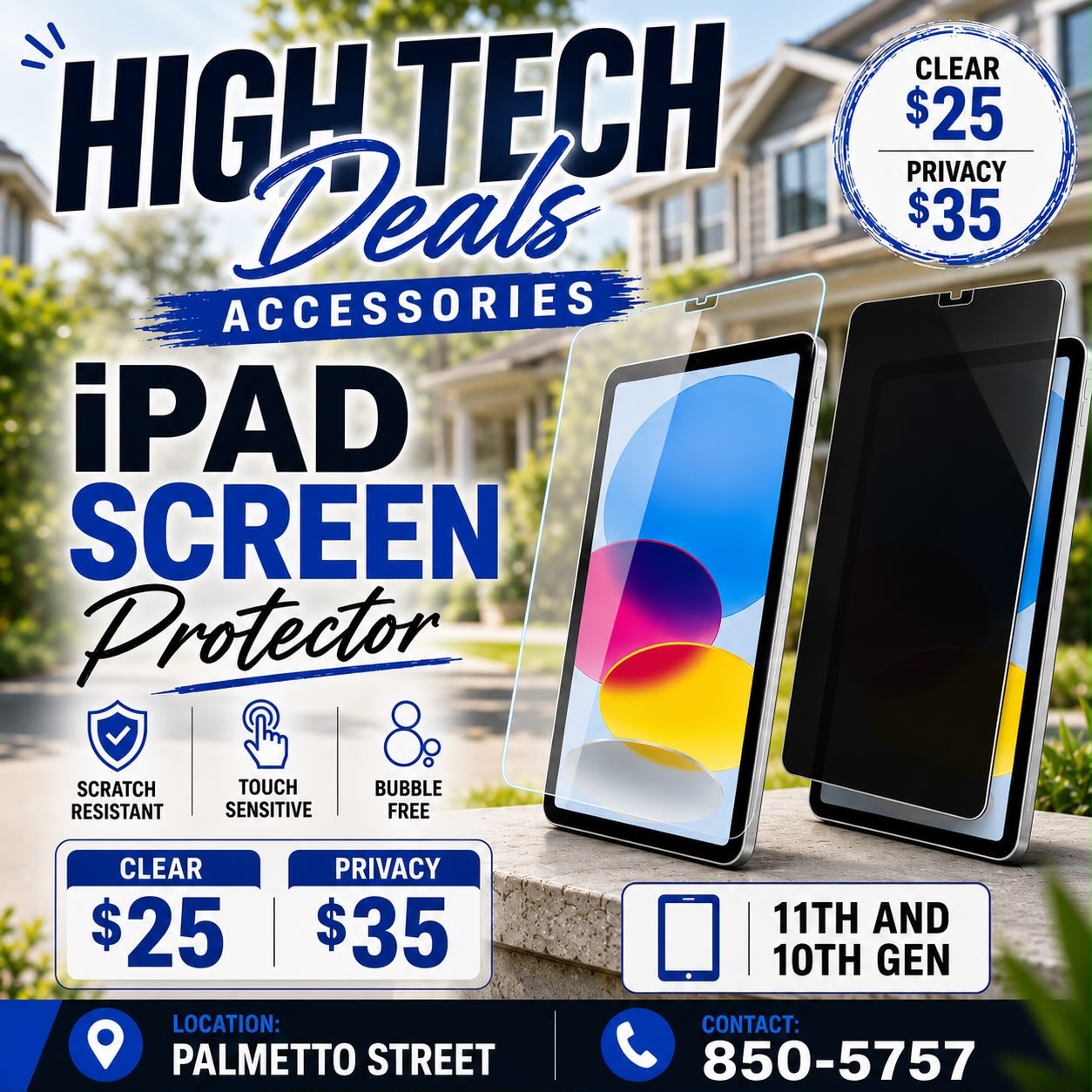 hightechdealsaccessories Facebook ad: Keep your iPad looking brand new!