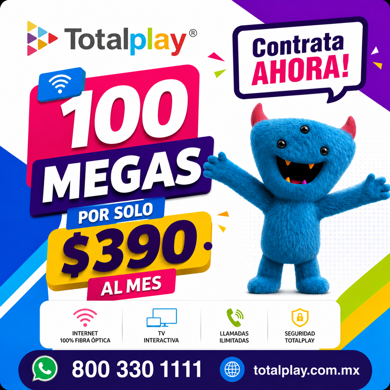 Internet Sin Límites - Norponiente Facebook ad: ¡Contrata AHORA!