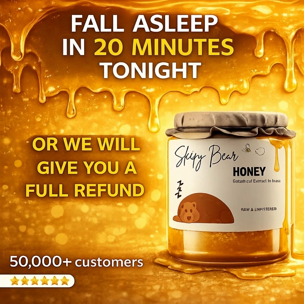 Sleepy Bear Honey Facebook ad