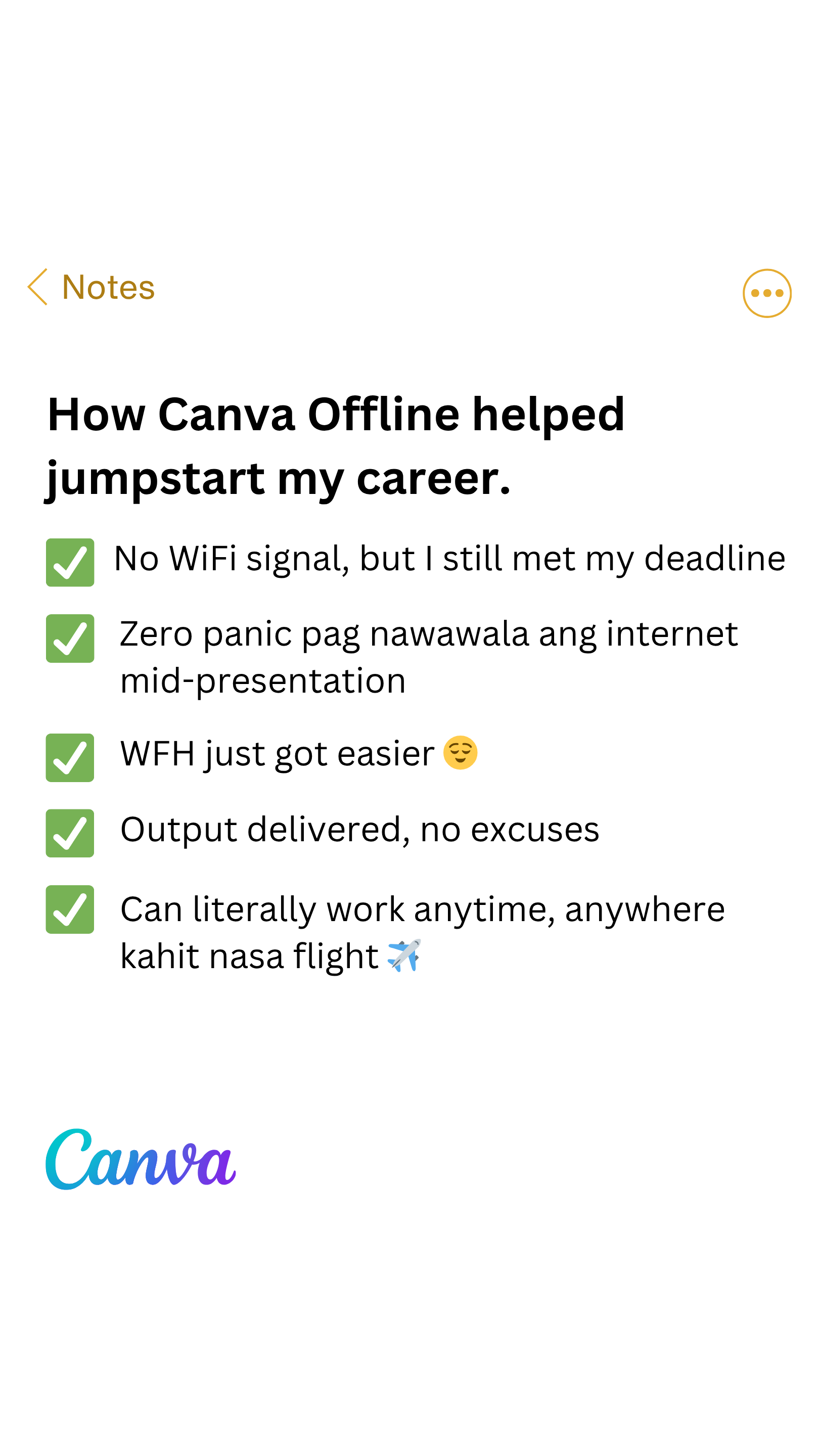 Canva Facebook ad