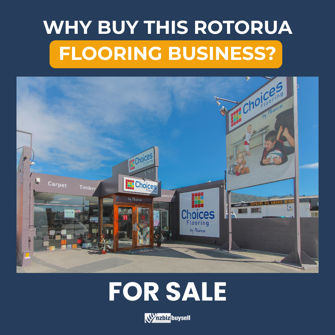 Business for Sale NZ Facebook ad: Established flooring business in Rotorua.