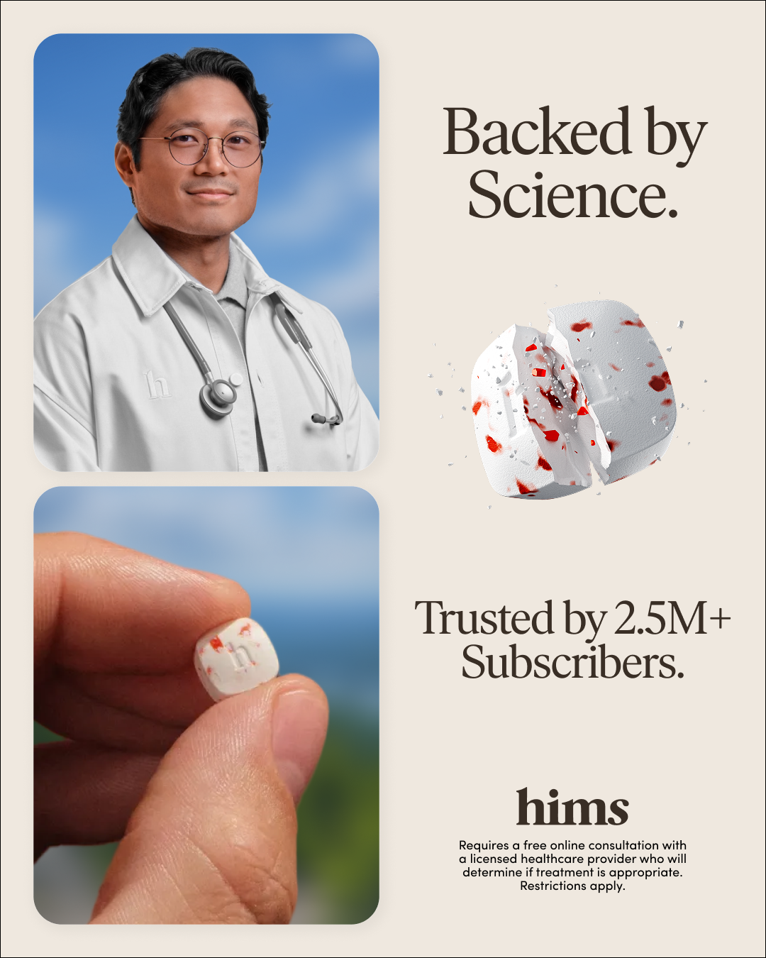 hims Facebook ad