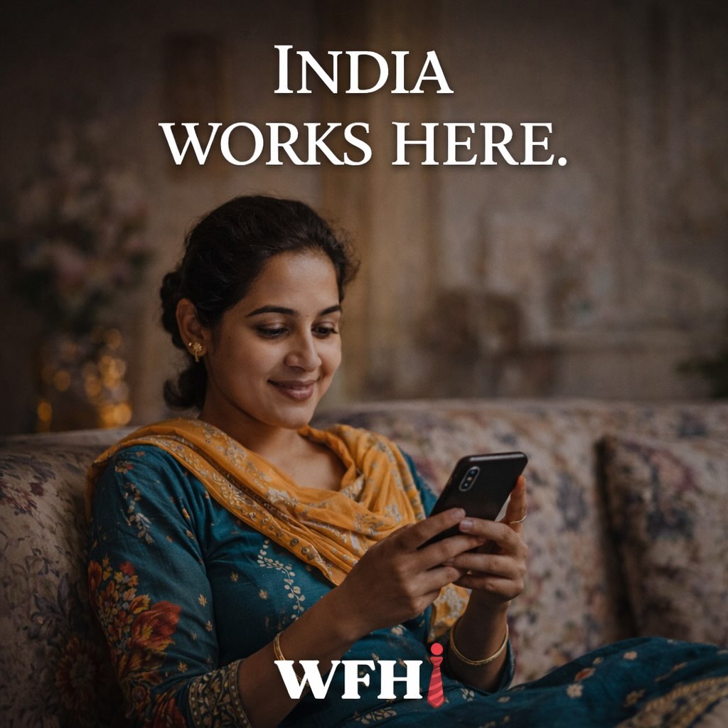 WorkFromHomeIndia Facebook ad