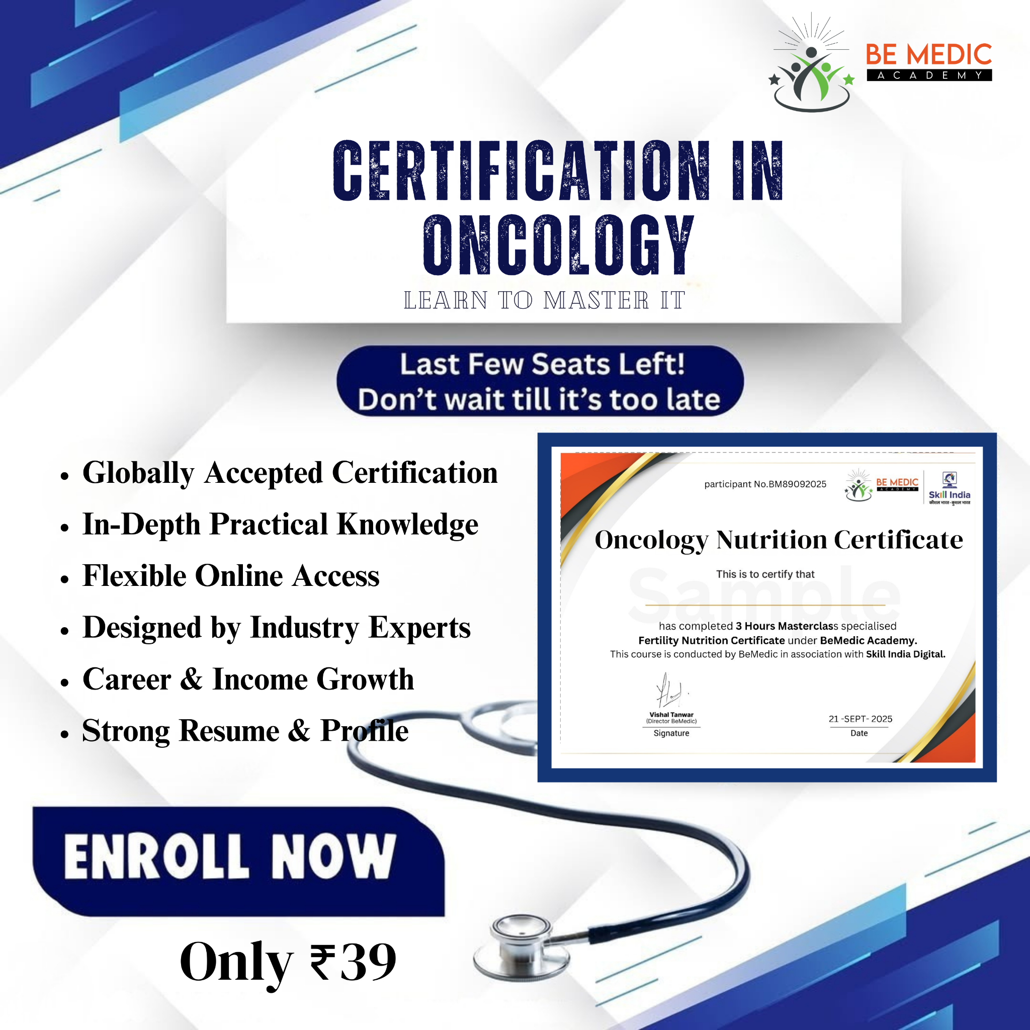 BeMedic Academy Facebook ad