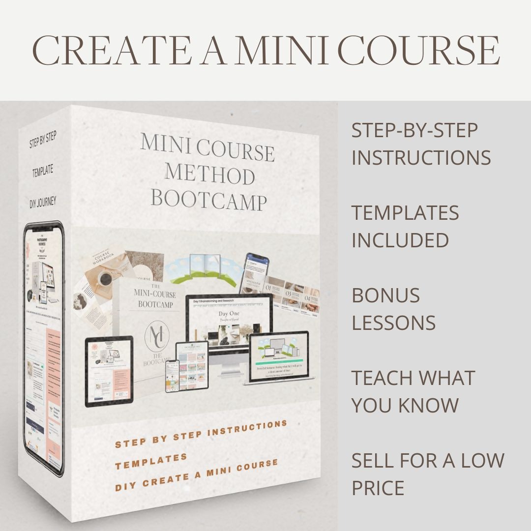 Angie Starr-The Mini Course Method Facebook ad