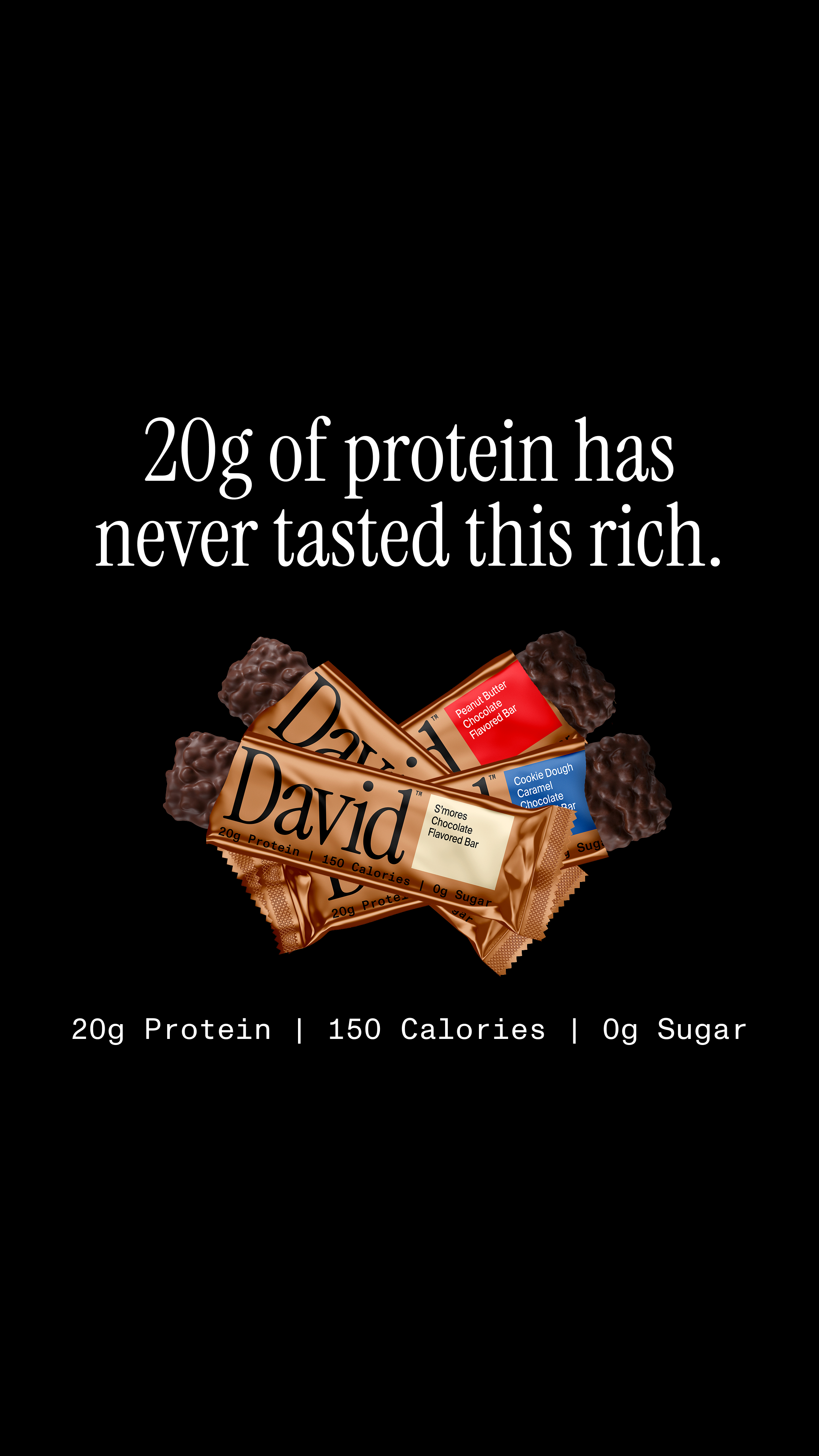 David Protein Facebook ad