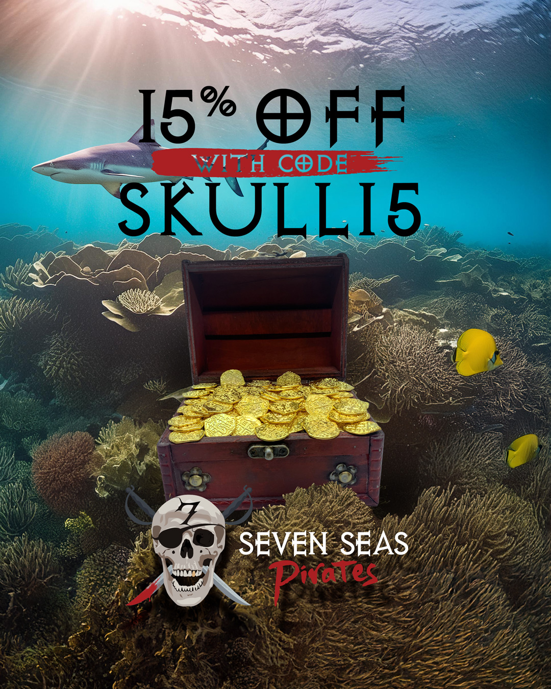 Seven Seas Pirates Facebook ad from Aug 7, 2026
