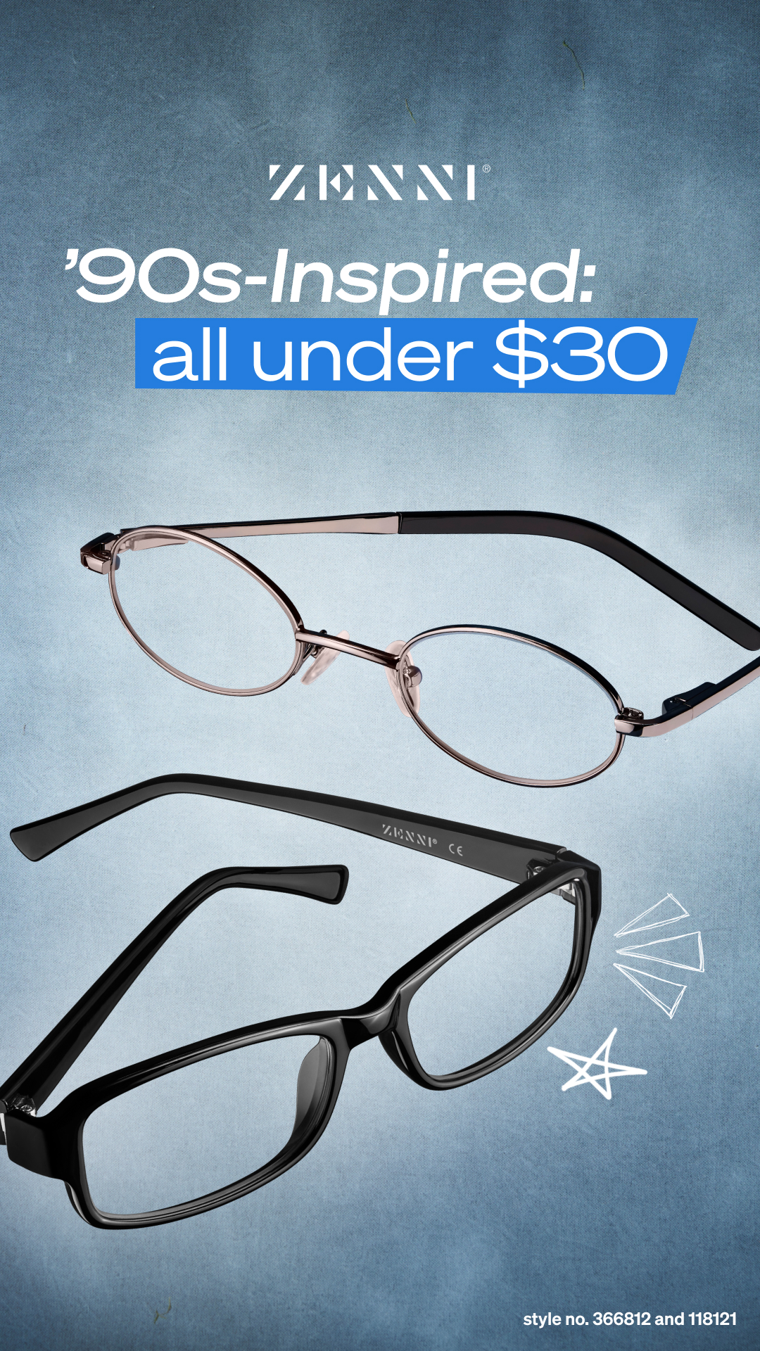 Zenni Optical Facebook ad