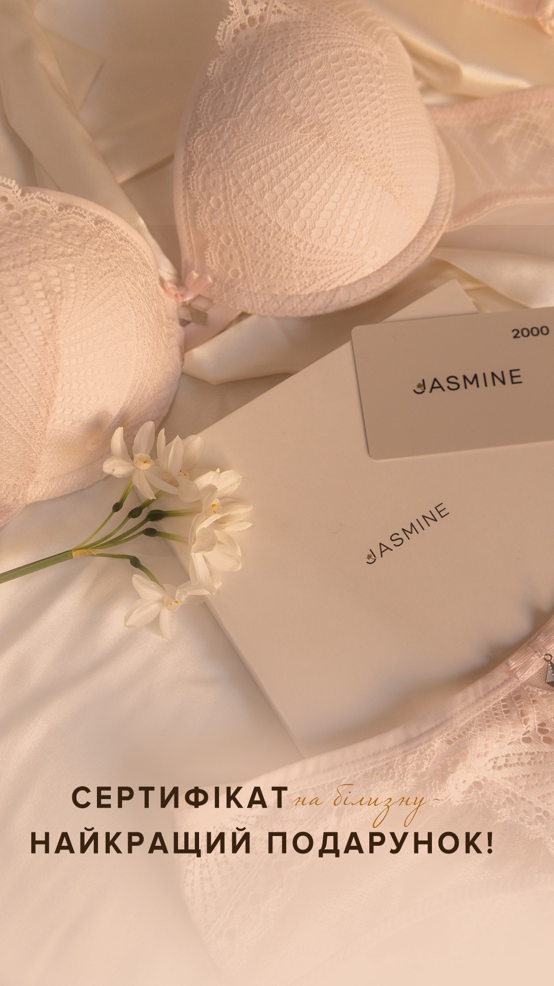 JASMINE Lingerie Facebook ad from Feb 28, 2025