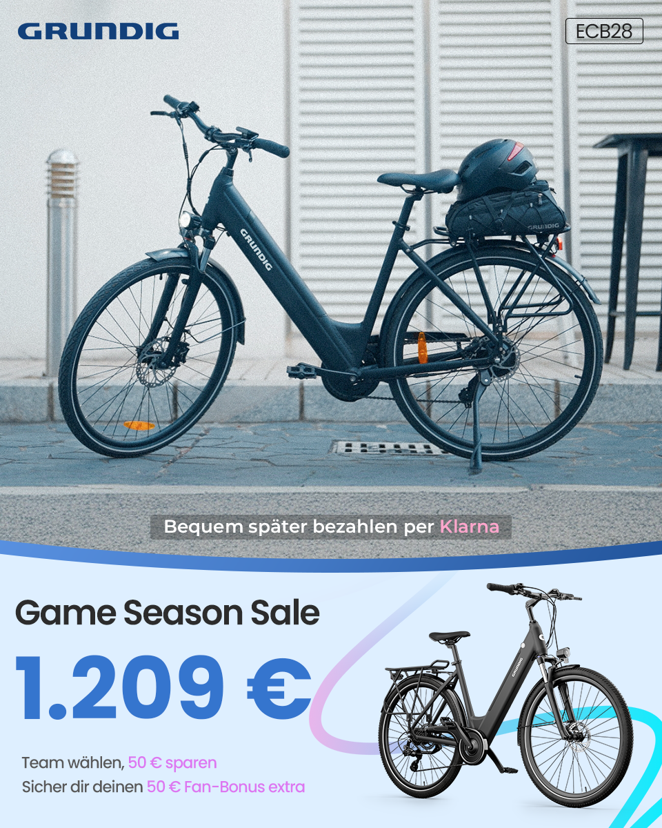 Grundig-bike Facebook ad